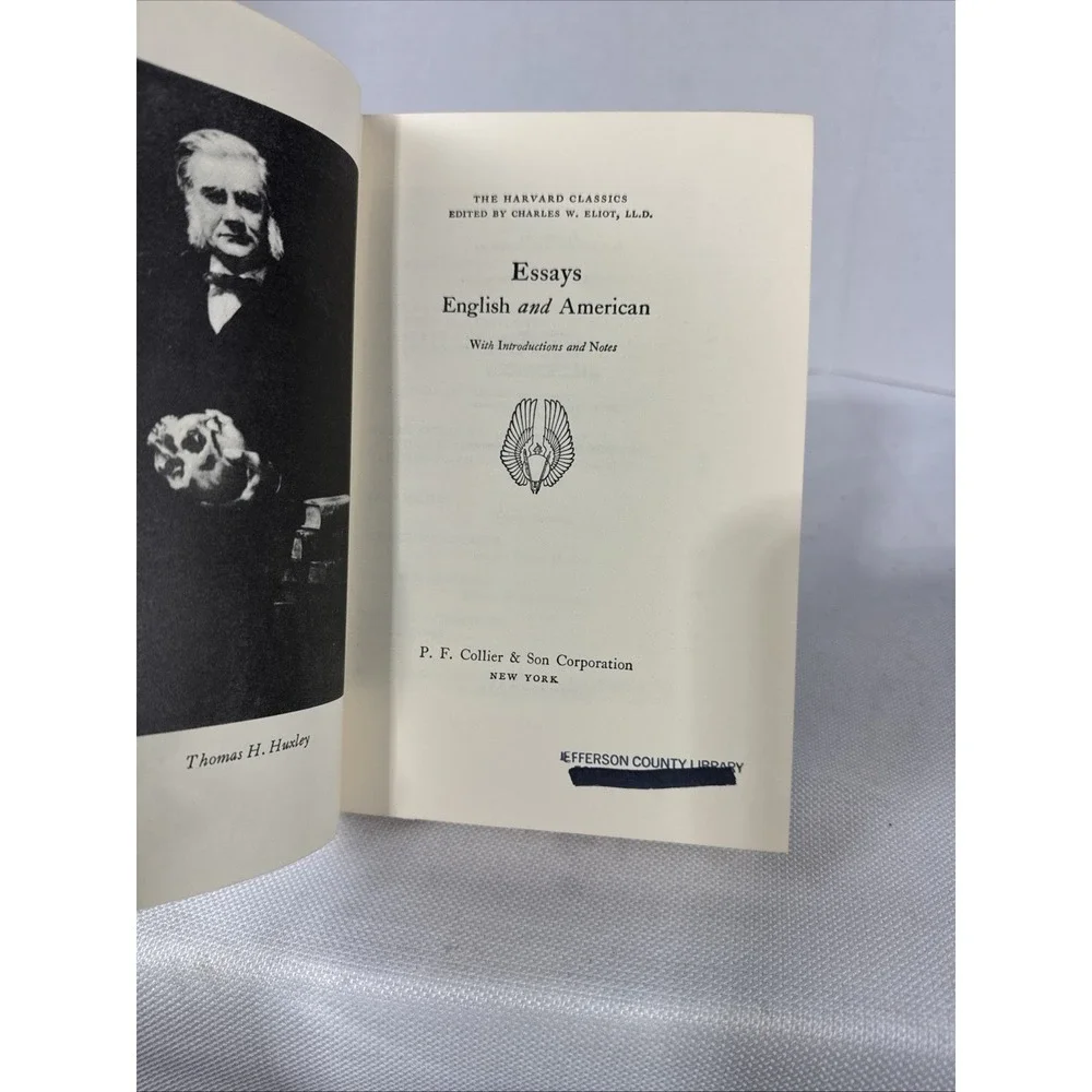 The Harvard‎ Classics Essays English And American 1980